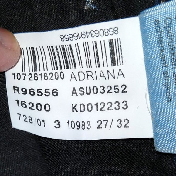 Mavi "Adriana" Mid-Rise Super Skinny Blue Jeans - Picture 8 of 8